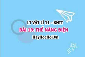 Lý thuyết Vật lí 11 Kết nối tri thức bài 19: Thế năng điện: Công của lực điện, thế năng của một điện tích trong điện trường